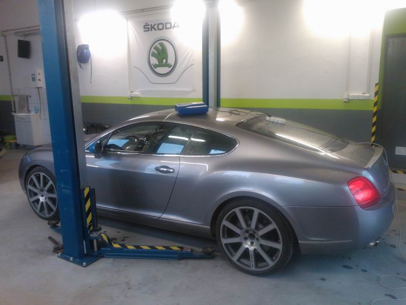 Bentley Continental GT dezinfekcia klimatizacie ozonom