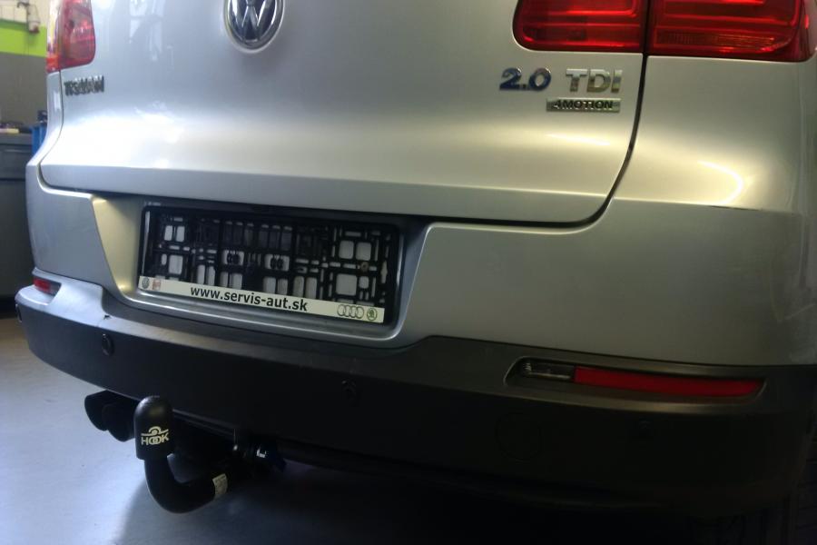Montáž ťažného zariadenia HOOK CZ vertikálny bajonet VW Tiguan