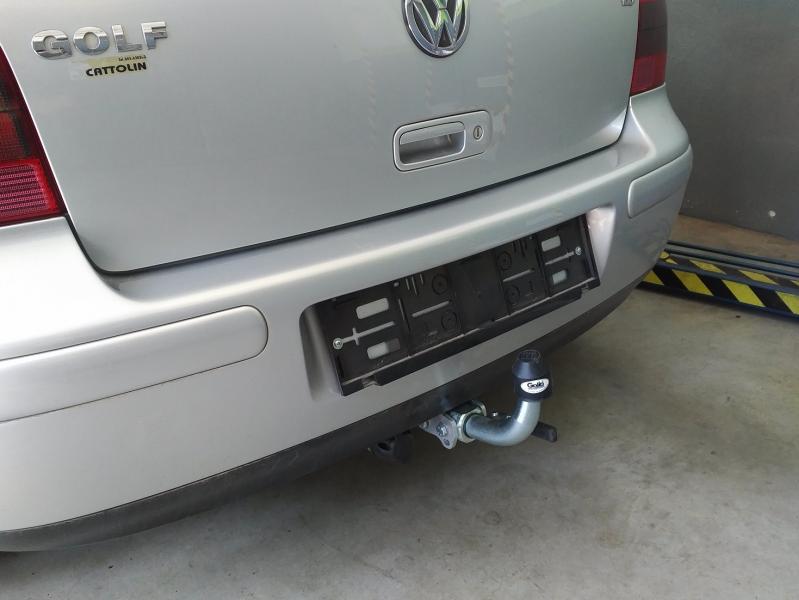 Montáž ťažného zariadenia  Galia Volkswagen Golf IV